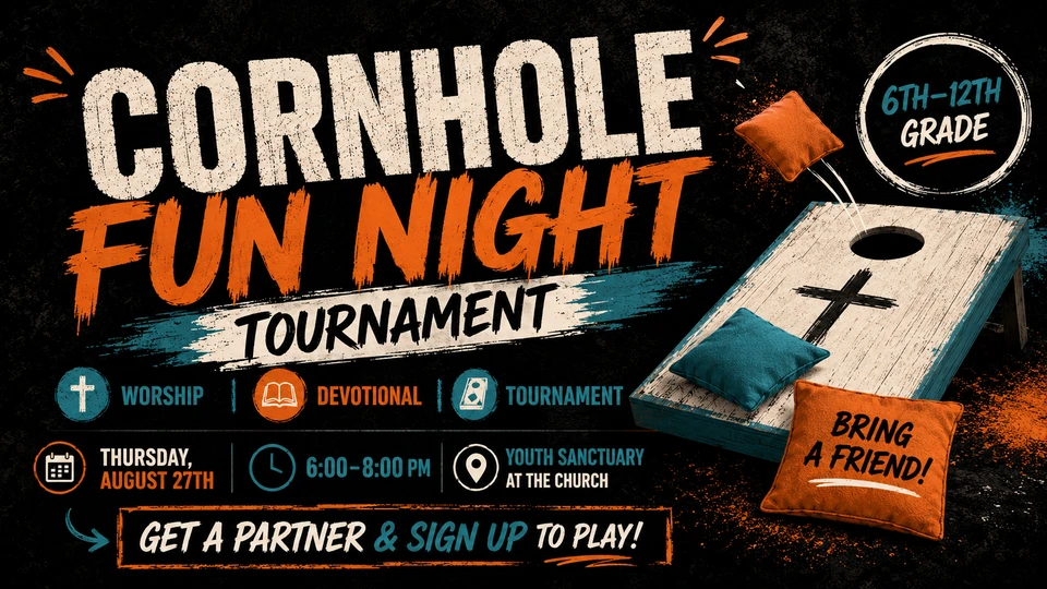Youth Corn Hole fun night Tournament 