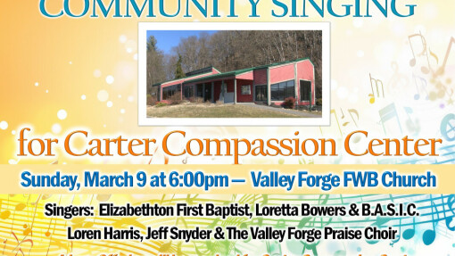 Community Singing for The Carter Compassion Center