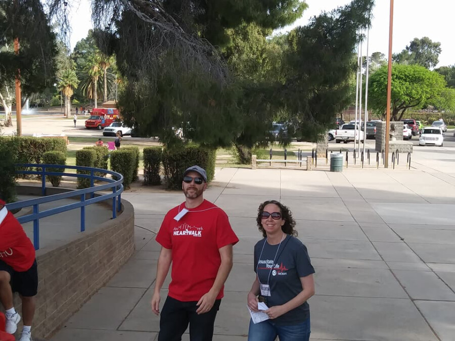 Serving At The Walk--John & Val Serving At The Walk--John & Val