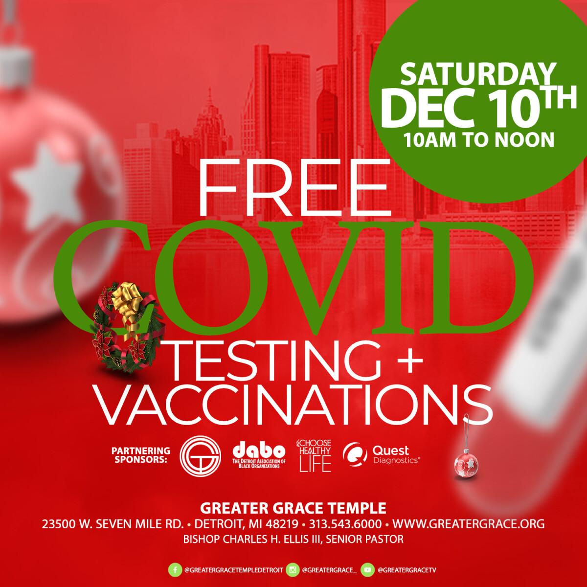 Free Covid Testing + Vaccinations