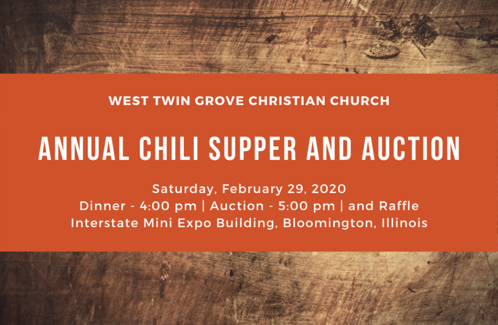 Annual Chili Supper and Auction