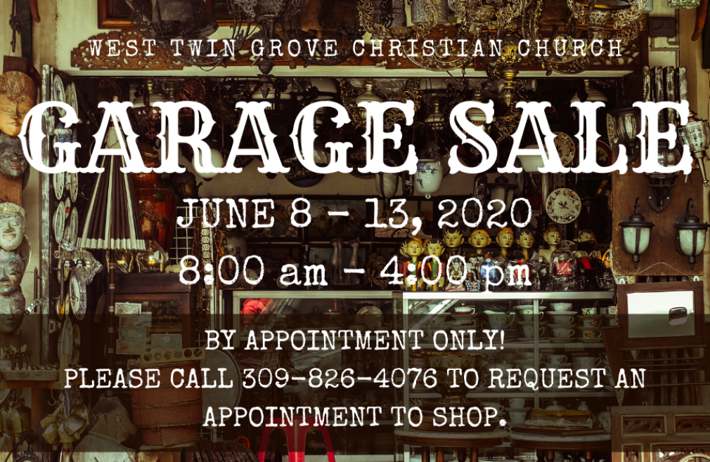 Garage Sale - Appointment Only