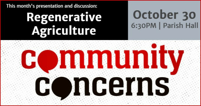 Community Concerns Panel Discussion: Regenerative Agriculture - A Tool to Fight Climate Change