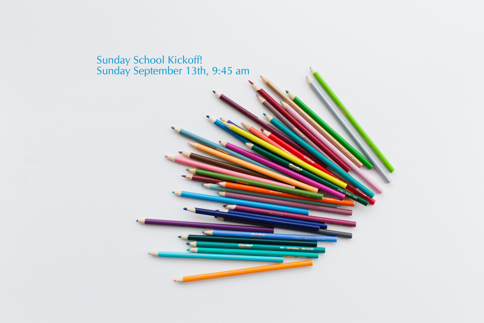 Fall Sunday School Kickoff