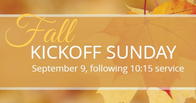 Fall Kick-Off Sunday