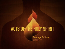 Courage to Stand | Acts 22:1-22