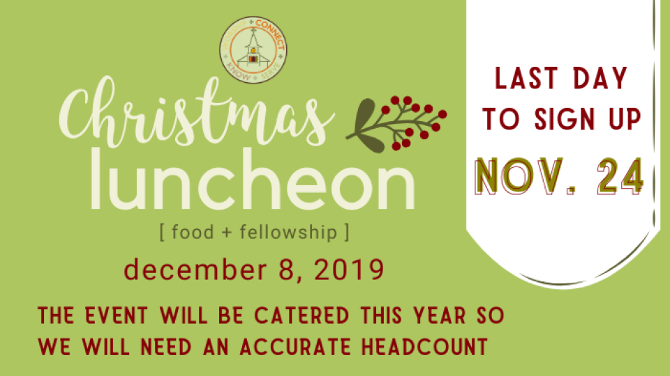 Christmas Luncheon 2019