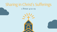 Sharing in Christ's Sufferings