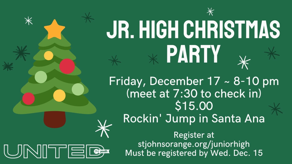 Jr. High Rockin Jump Christmas Party