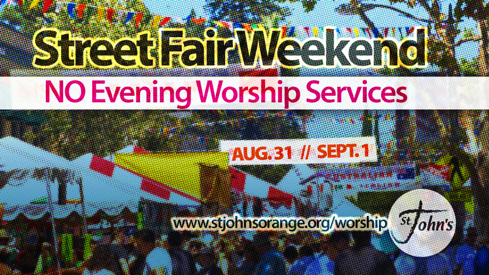 No Worship Service - STREET FAIR