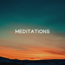 Meditation in Psalm 46:10