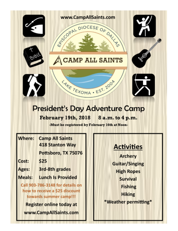 President's Day Adventure Camp