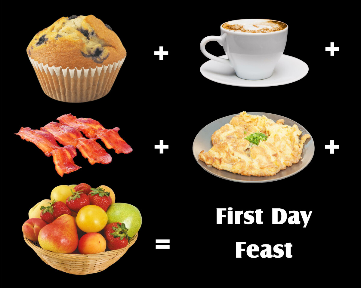First Day Feast from 9:00a