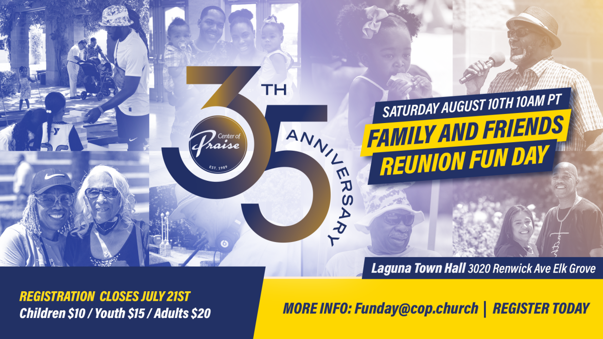 35th Anniversary Family and Friends Reunion Fun Day