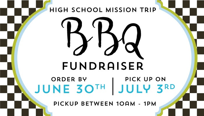 Youth Mission Trip BBQ Fundraiser