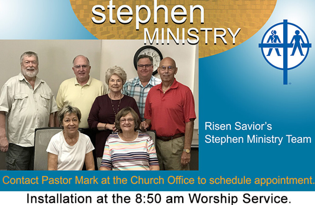 Stephen Ministry Installation