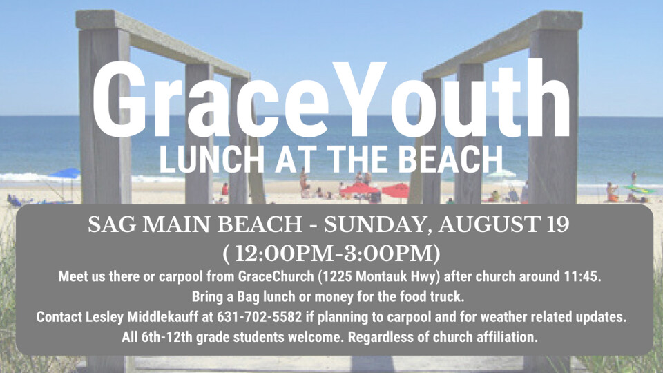 Grace Youth - Lunch at the Beach