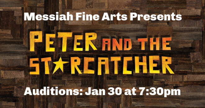 7:30pm Peter and the Starcatcher Auditions