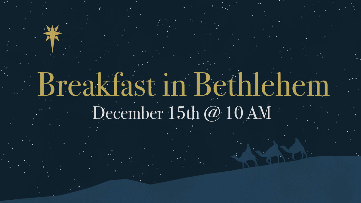 Breakfast in Bethlehem