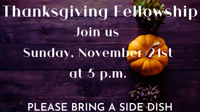 Thanksgiving Fellowship 