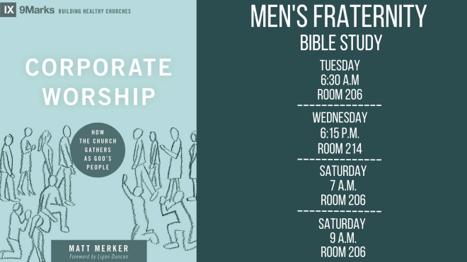 Men's Fraternity Bible Study 