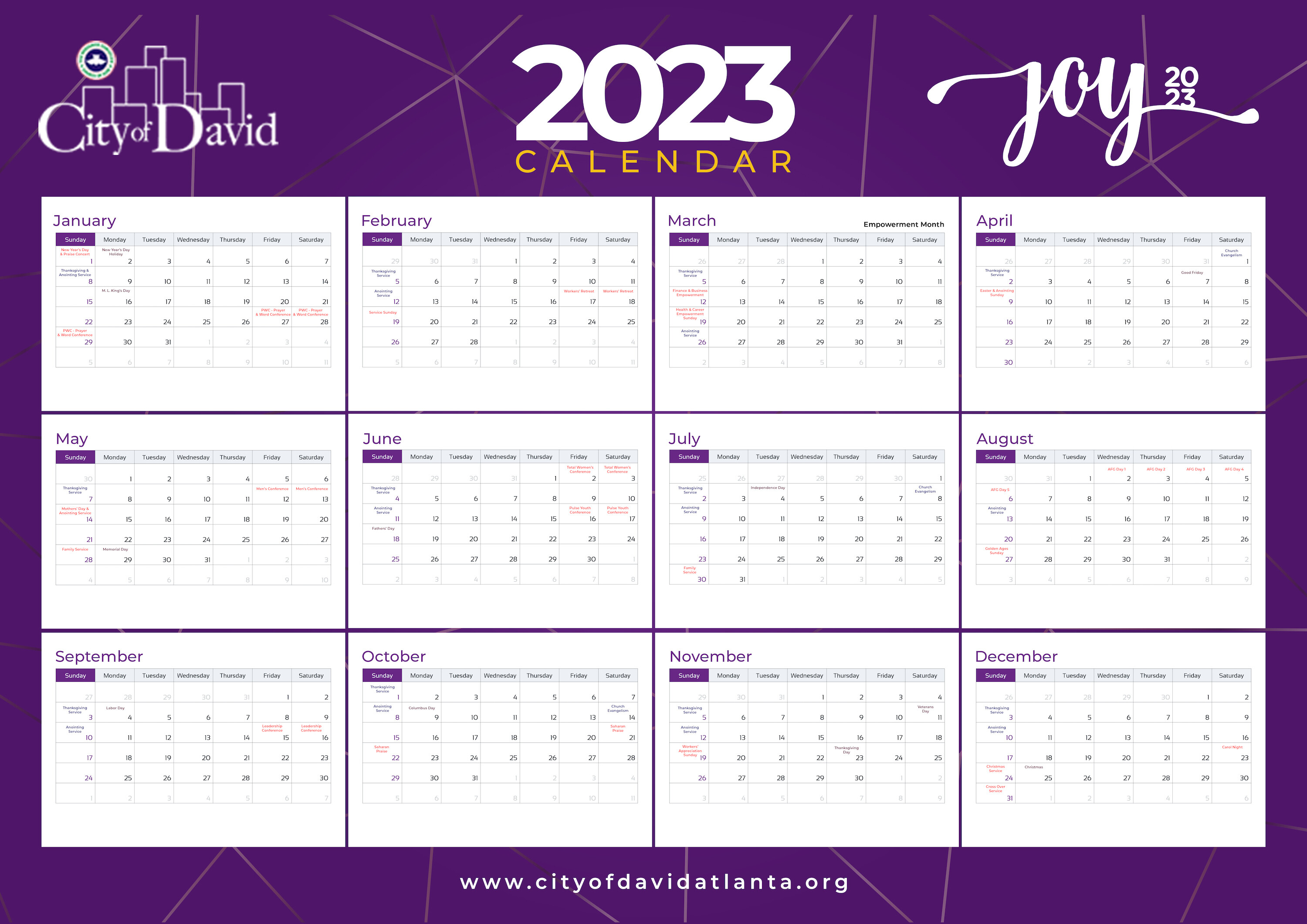 2023 Calendar