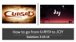 How to go from cursed to JOY!