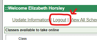 how to log out