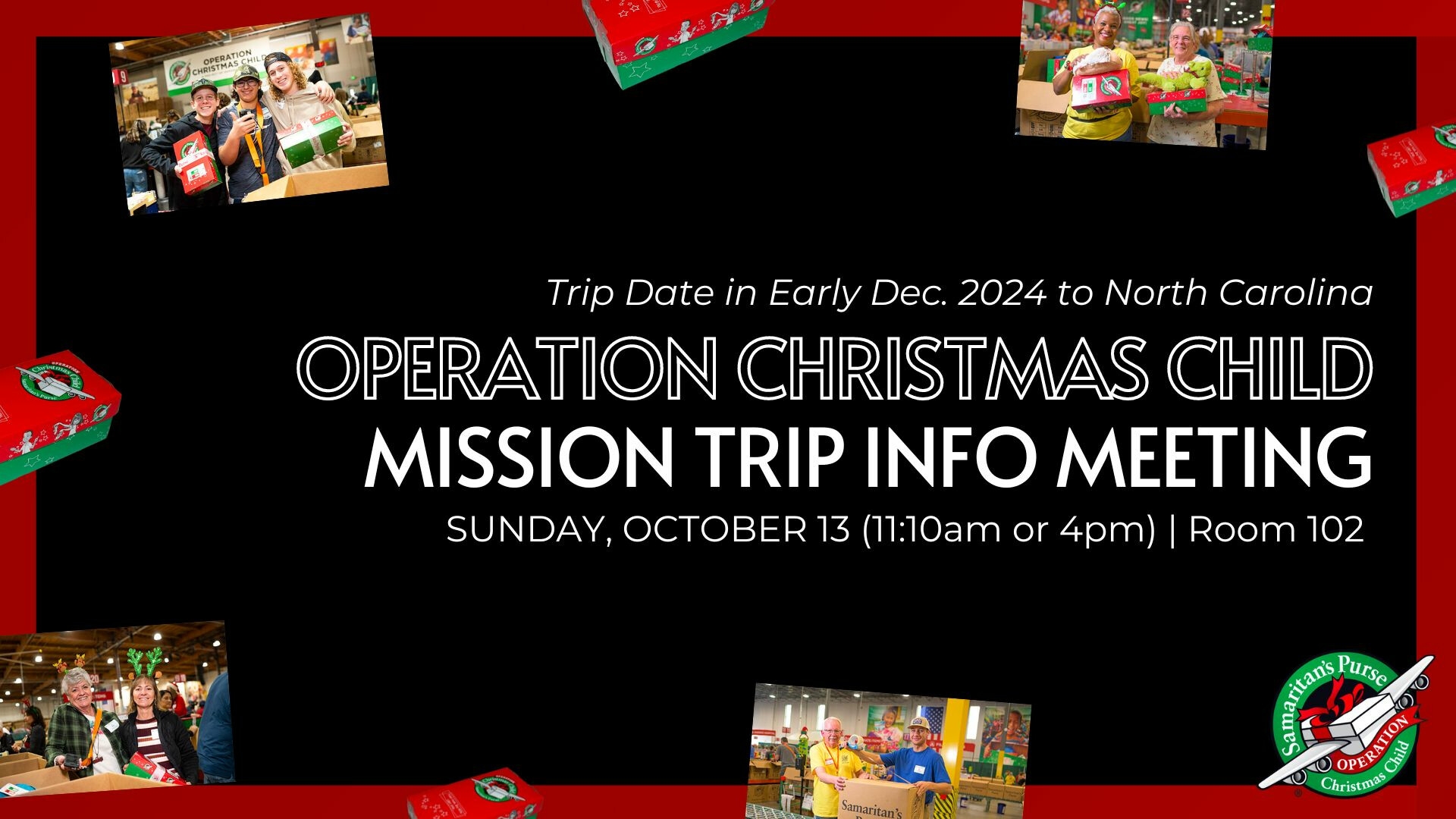 Operation Christmas Child Mission Trip Info Meeting