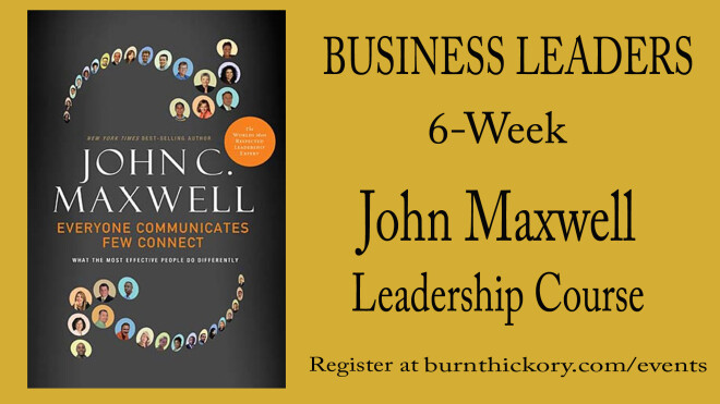 John Maxwell Leadership Course Registration