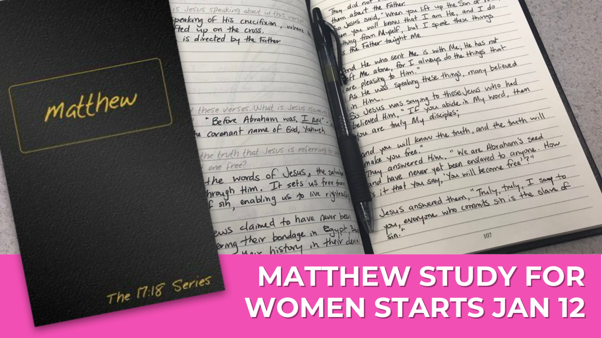 Journaling through Matthew