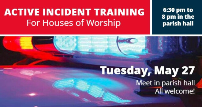 Active Incident Training, 6:30 pm
