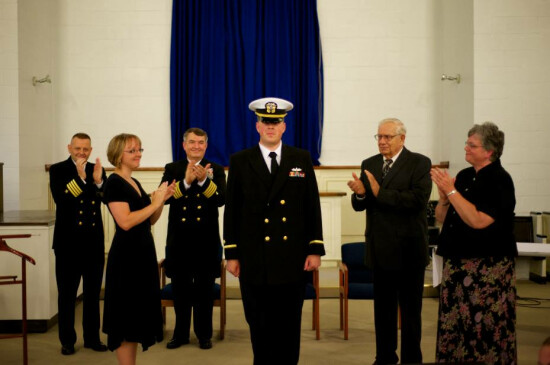 Chaplain Commissioning - Clapping