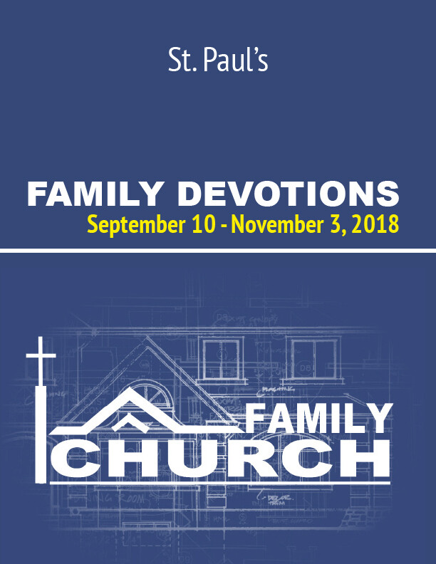 Family Church Devotional Booklet