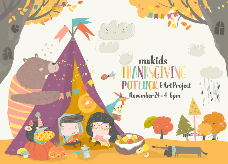 MVKids Thanksgiving Potluck & Art Project
