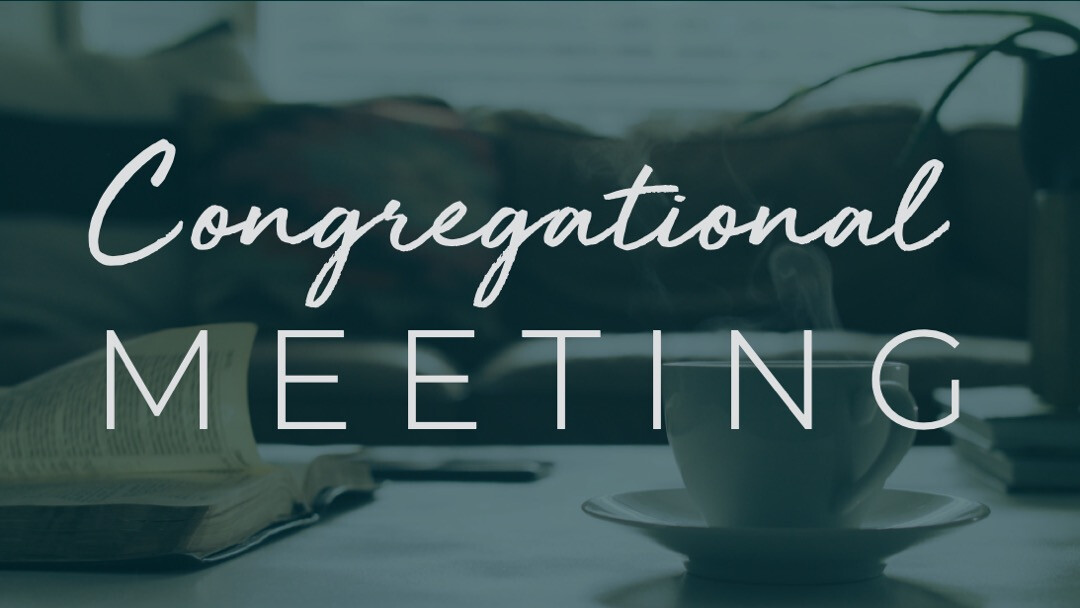 Congregational Mid-Year Meeting // June 26 at 12:30 pm
