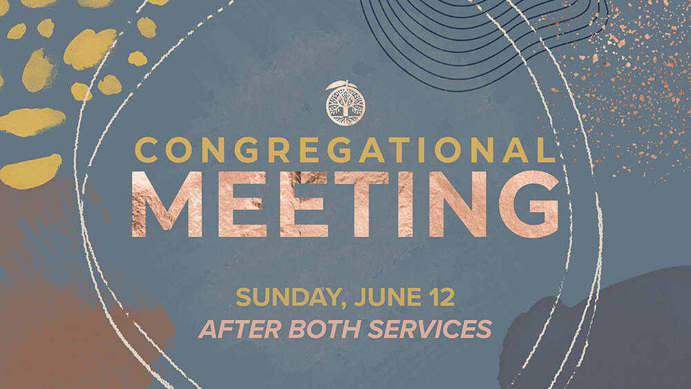 Congregational Meeting - 2022