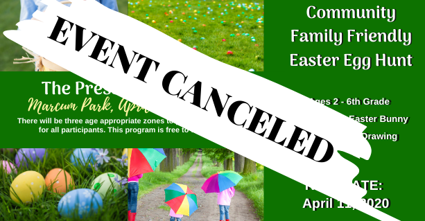 Community Easter Egg Hunt - Canceled