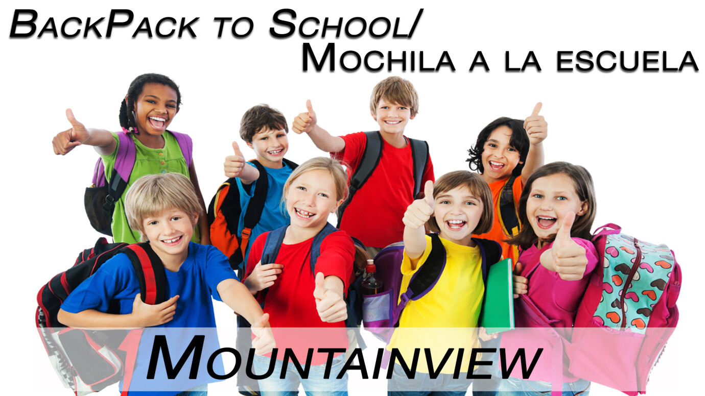 Mountainview Elementary Backpack to School