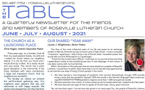 Table Newsletter June-July-August 2021
