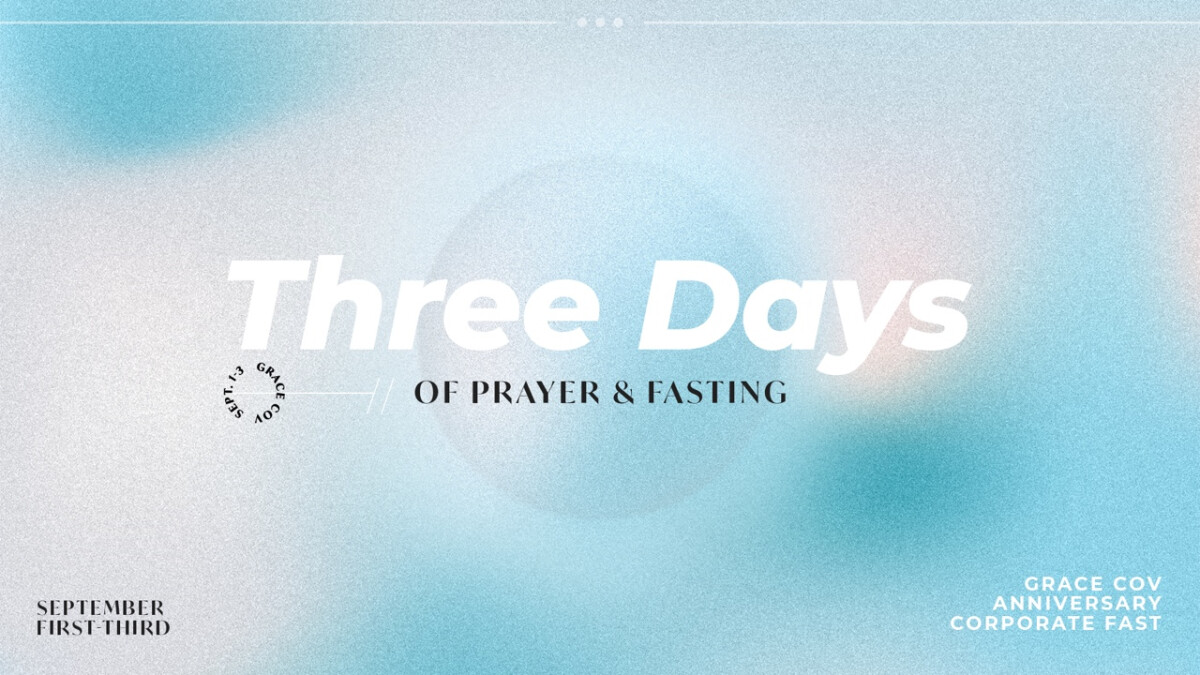 Three Days of Prayer and Fasting