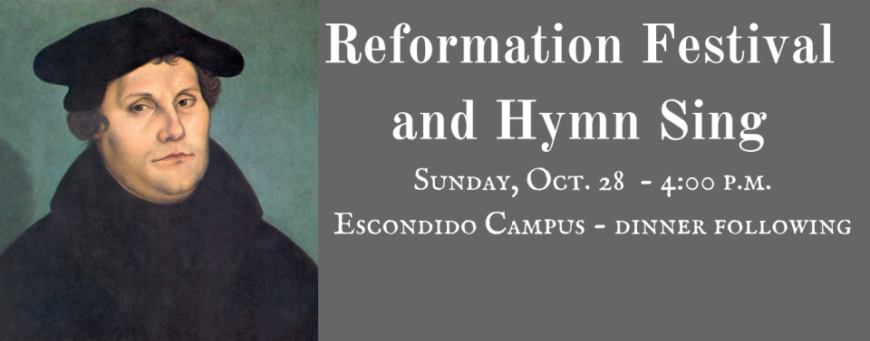 Reformation Festival and Hymn Sing