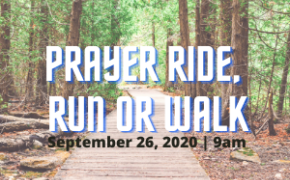 Youth Ministry Prayer Ride, Run or Walk