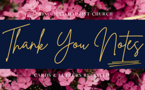 Thank You Notices - September 2021