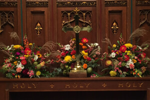 Altar flowers All Saints 2017