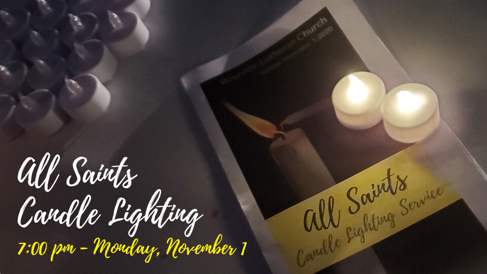 All Saints Candle Lighting Service