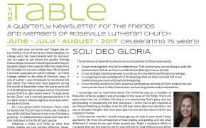 Table Newsletter June-July-Aug 2017