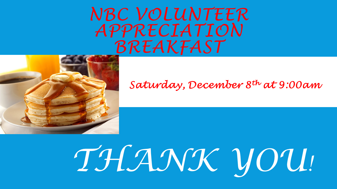 Volunteer Appreciation Breakfast 