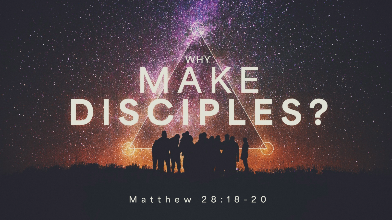 Why Make Disciples? - Stand Alone