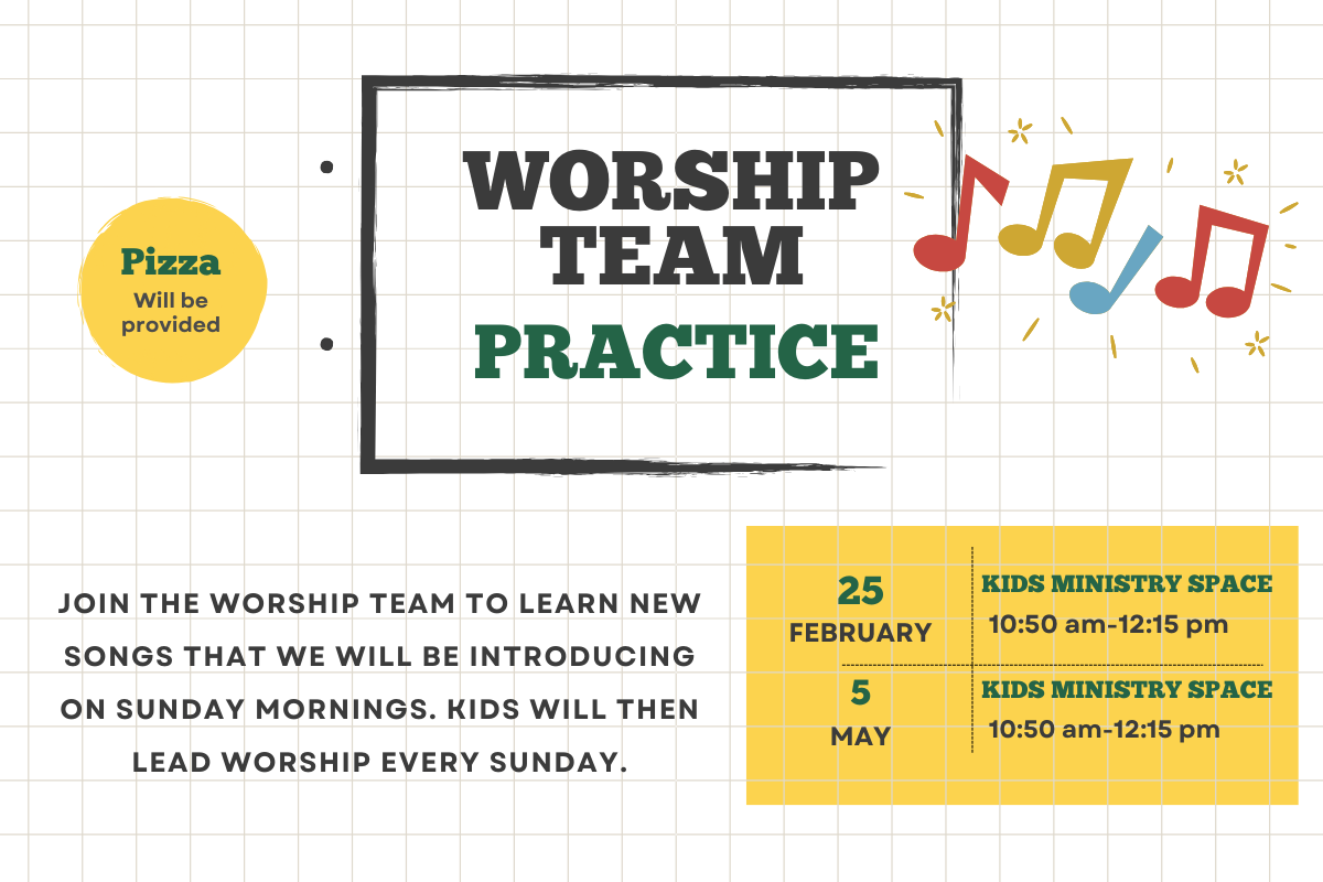 Kids Worship Team Practice